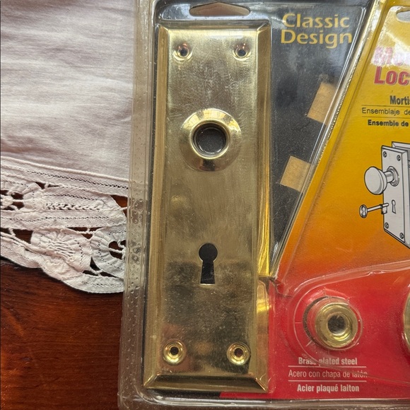 Classic Brass Mortise Lockset - Picture 6 of 6